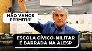 ⚠️ Barrado o projeto da Escola CívicoMilitar [upl. by Letnahs]