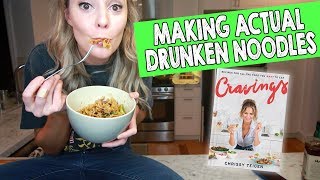 MAKING CHRISSY TEIGENS quotACTUAL DRUNKEN NOODLESquot  Grace Helbig [upl. by Ahsetan180]