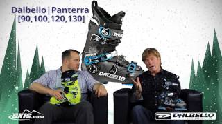 2016 Dalbello Panterra 90 100 120 and 130 Mens Boot Overview by SkisDotCom [upl. by Hnaht341]