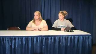 Michigan Coach Bev Plocki and Kylee Botterman [upl. by Keane]