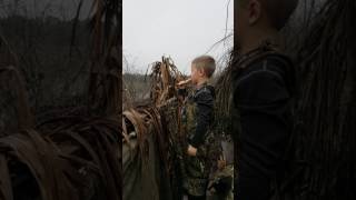 6 year old running a Haydel DR85 duck call How to blow a duck call Duck hunting [upl. by Neirad]