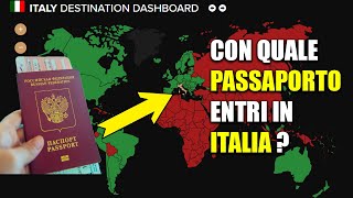 Quale PASSAPORTO serve per entrare in ITALIA [upl. by Janot]