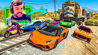 NUEVO MINIJUEGO INCREIBLE CUIDADO CON EL TREN  GTA 5 ONLINE [upl. by Oslec]