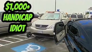 1000  Towing for Illegal Airport Handicap SCUMBAG Flea Market Scam [upl. by Eeleak]