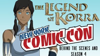 NYCC 2014  Legend of Korra Season 4 Panel BTS and Consept Art [upl. by Morey]