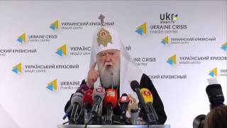 Patriarch Filaret Ukraine Crisis Media Center March 13 2014 [upl. by Bea567]