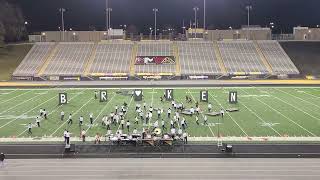 Clarksburg High School Marching Band at MMBA State Championships at Towson University on 11224 [upl. by Eserrehs]