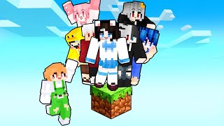 Mèo Simmy Và Hero Team quot Thử Thách Sinh Tồn Trên 1 Khối Đất Duy Nhấtquot Trong Minecraft [upl. by Rosemarie]