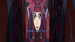 KALLEN VS SUZAKU codegeass shorts amv [upl. by Mcwilliams465]