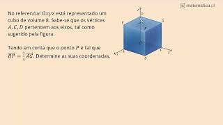 Coordenadas dos Vértices de um Cubo [upl. by Nadeen251]