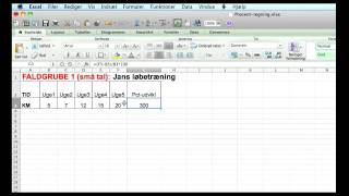 Journalistik 03A Regneark Excel Beregning af udviklingsprocent [upl. by Eblehs14]