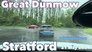 Great Dunmow CM6 to Stratford E15 210524 [upl. by Bellaude]