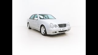 A Huge Specification W210 MercedesBenz E240 Avantgarde with 6669 Miles  SOLD [upl. by Oinesra]