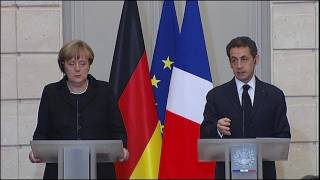 Sarkozy et Merkel pour un nouveau traité européen [upl. by Saturday]