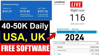 How To Target Or Increase Free Traffic From USA amp UK On Website  Increase Website Traffic [upl. by Oznole]