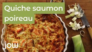 Recette de la Quiche saumon poireau [upl. by Kingdon]