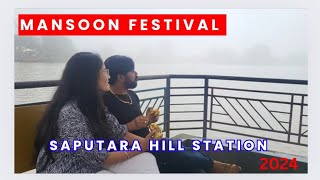 saputara hill station  mansoon festival 2024  travel saputara gujrath dang [upl. by Etnaid756]