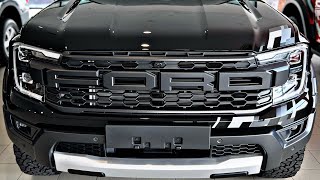 2023 All New Ford Ranger Raptor Black  interior amp exterior details Luxury Offroad Monster Truck [upl. by Nerac]