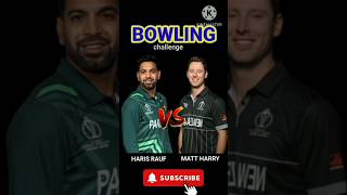 Haris Rauf VS Matt Harry 3balls bowling challenge 🔥😍 Real Cricket 24 shorts [upl. by Dnalsor]