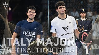 BNL Italy Major Premier Padel Highlights day 7 Men [upl. by Uahsoj936]