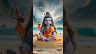 Shiv sankar Mahadev youtubeshorts cutnessoverloadshiva [upl. by Munn]