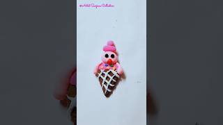 Easy Clayart easyclayartclay satisfying creative pastry shortsyoutubeshorts trendingshorts [upl. by Zzaj]