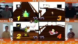 Mario Kart 64 Tournament  2022 Summer Kart Invitational  Group Stage 79 [upl. by Kcorb49]