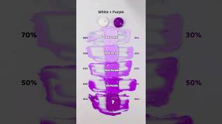 White VS PurpleSatisfying Color mixing🎨 colormixing satisfying asmr [upl. by Arot138]