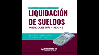 Curso de Liquidación de Sueldos [upl. by Silisav]