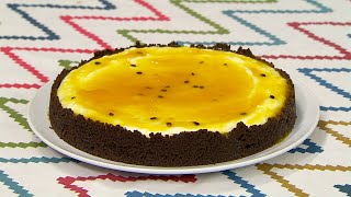 Cheesecake de maracuyá [upl. by Hadeehsar]