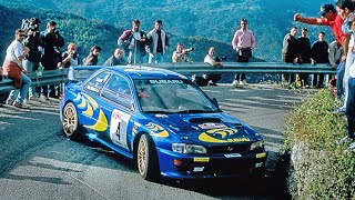 Best of Subaru Impreza WRC972000 tarmac action  with pure engine sounds [upl. by Htez]