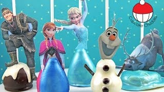 アナと雪の女王のケーキポップスの作り方｜カップケーキ中毒のチュートリアル  Frozen Cake Pop [upl. by Fraze]