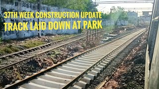 37th Week UPDATE on CONSTRUCTION of 4th Line from CHENNAI EGMORE to BEACH  NEW TRACKS READY [upl. by Munsey82]