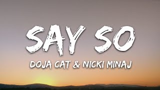 Doja Cat amp Nicki Minaj  Say So Lyrics Remix [upl. by Gniy]