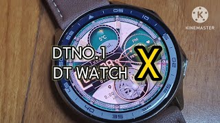 중국 스마트워치  DTNO1 DT WATCH X Smartwatch [upl. by Niassuh]