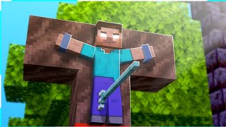 Steve Becomes  HEROBRINE  to defeat Entity  Prisma 3D Minecraft animation [upl. by Hindu816]