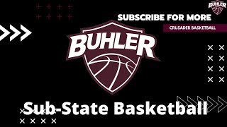 Buhler Highschool Varsity Basketball vs Nickerson SubState [upl. by Vokaay566]