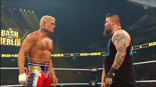 FULL MATCH  CODY RHODES VS KEVIN OWENS  WWE BASH IN BERLIN [upl. by Sil]