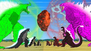 EVOLUTION of GODZILLA vs SHIN GODZILLAS ATOMIC BREATH Who Is The King Of Monster FUNNY CARTOON [upl. by Joh]