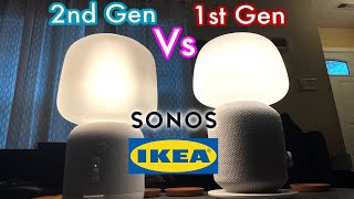 IKEA SYMFONISK Lamp Comparison1st Gen Vs 2nd Gen [upl. by Kaspar]