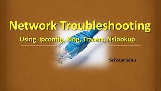 Network Troubleshooting using IPCONFIG PING TRACERT NSLOOKUP sfc scannow netstat an Ect [upl. by Davilman]