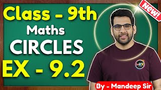 Class  9th Ex  92 Q1 Q2 Q3 Q4 Q5 Q6 Circles  Class 9 Maths Circles  New NCERT CBSE [upl. by Guillemette]