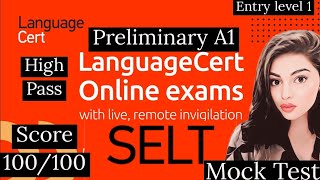 LanguageCert International ESOL SELT A1 Speaking amp Listening Live in the UK Test 10Real Pattern [upl. by Katuscha]