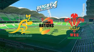 Rugby Challenge 4  Wallabies Vs Wales  2nd Test 2024 [upl. by Latsryk]