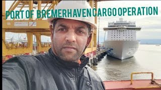 Port Of Bremerhaven  Cargo operation [upl. by Mali134]