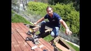 Mangaris decking with hidden fasteners  How To [upl. by Emmey942]