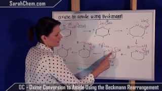 Beckmann Rearrangement  Oxime Conversion to Amide Mechanism [upl. by Attenyt]