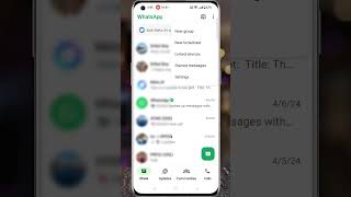 How to Star  Unstar A Message on WhatsApp shorts [upl. by Ynnel]