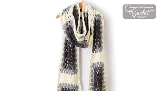 Easy Crochet Granny Super Scarf [upl. by Nosro]