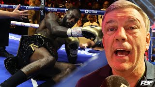 TEDDY ATLAS BRUTAL REACTION TO DEONTAY WILDER GETTING KNOCKED OUT BY ZHILEI ZHANG [upl. by Edrahc]